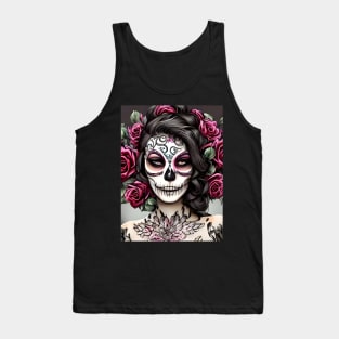 Sugar Skull Tattoo Tank Top